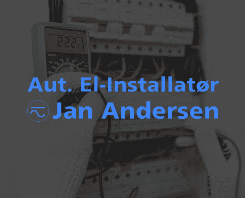 AUT. EL-INSTALLATØR JAN ANDERSEN ApS logo